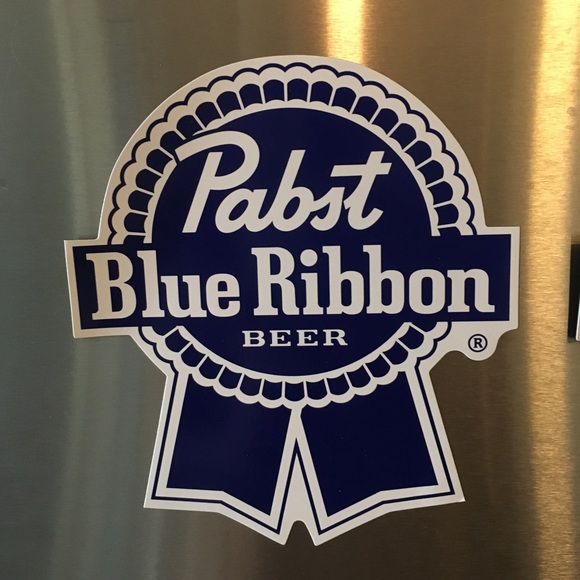 Pabst Blue Ribbon Beer Magnets set of 2 - Picture 2 of 4
